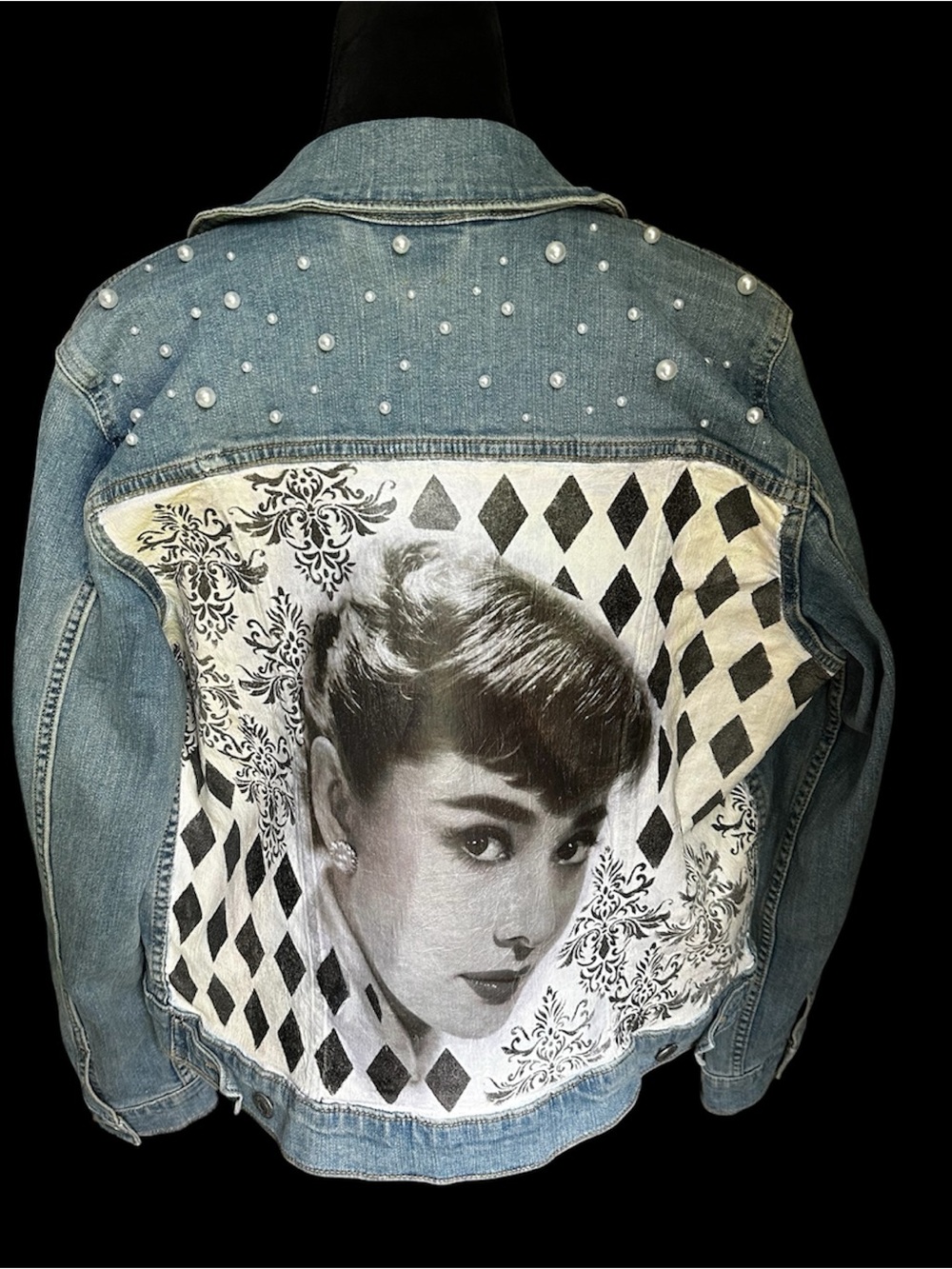Levi's Light Blue Denim Jacket with Red Logo Patch